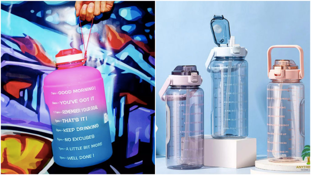 water tracking jugs
